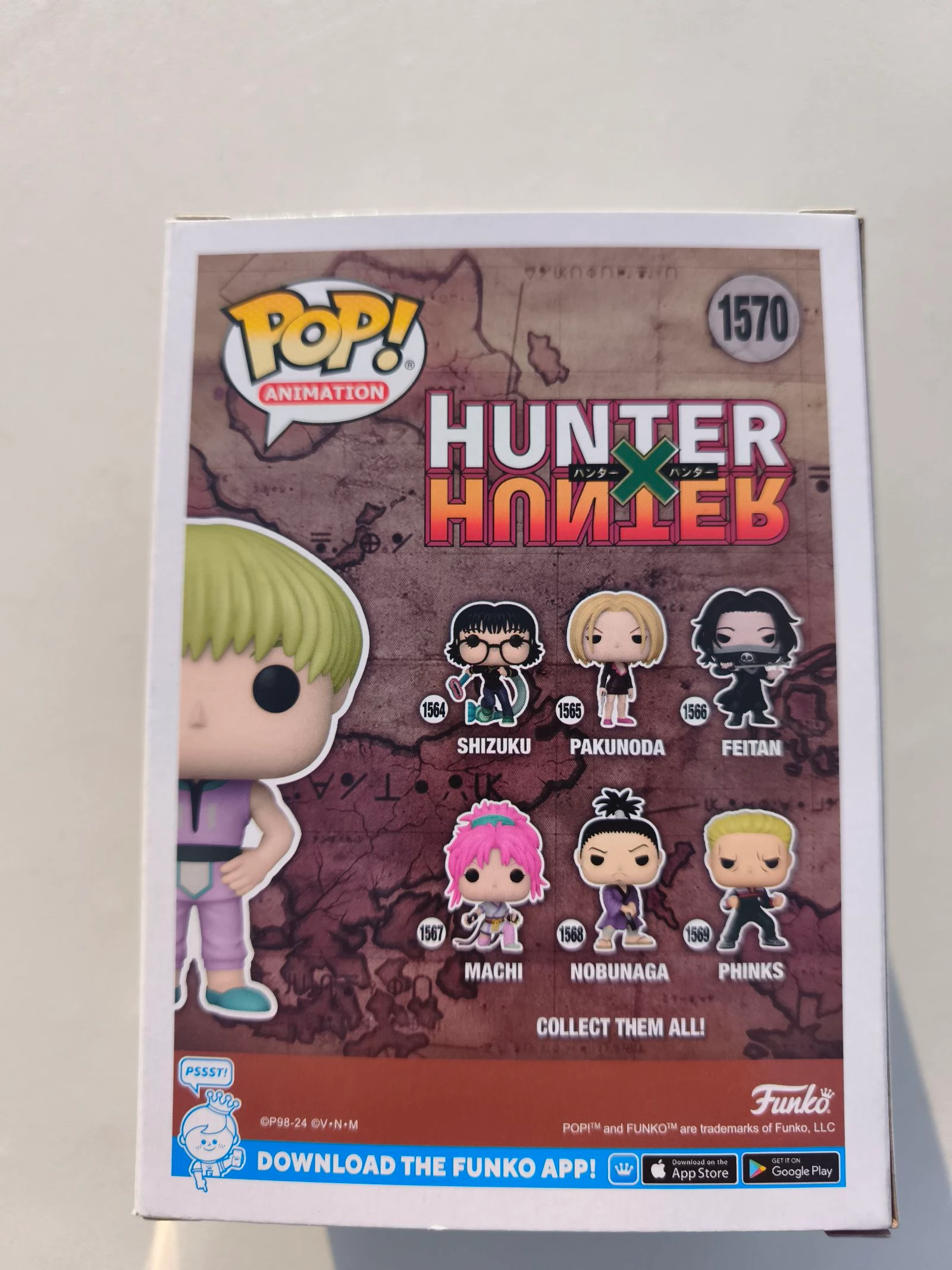 Funko Pop! Shalnark #1570 Hunter x Hunter Japan Expo 2024 Edição Especial Nova – photo 3